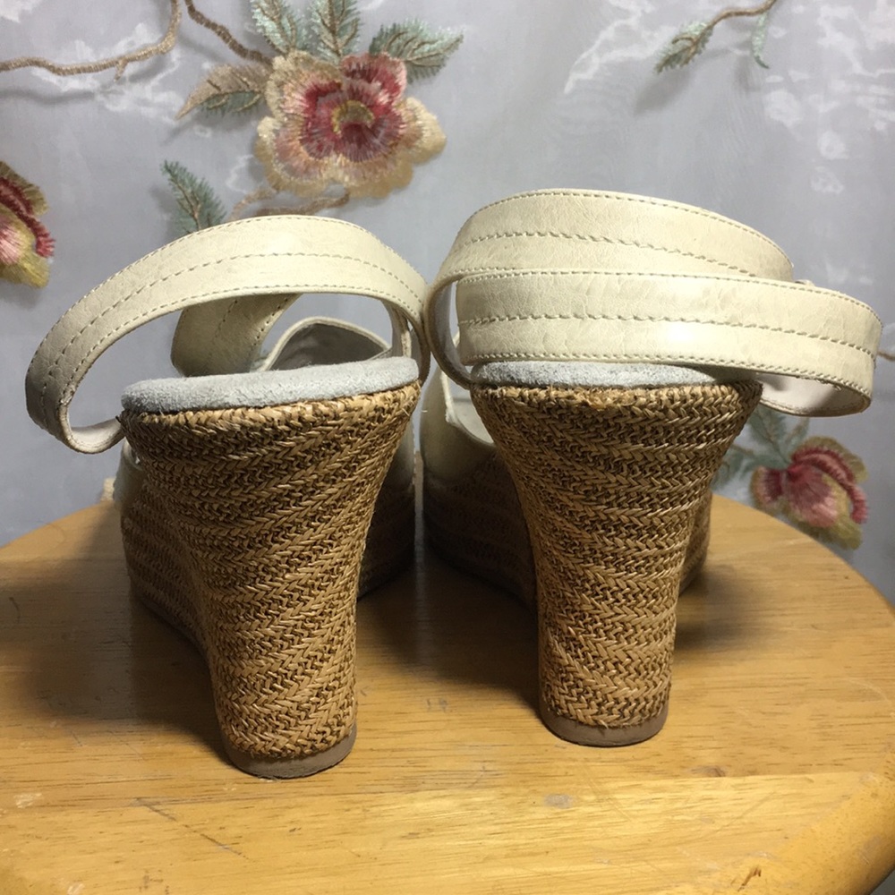 ✨Blue Suede Shoes Wedge Sandals - Picture 4 of 8
